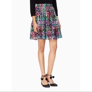 Kate spade metallic multi dot skirt